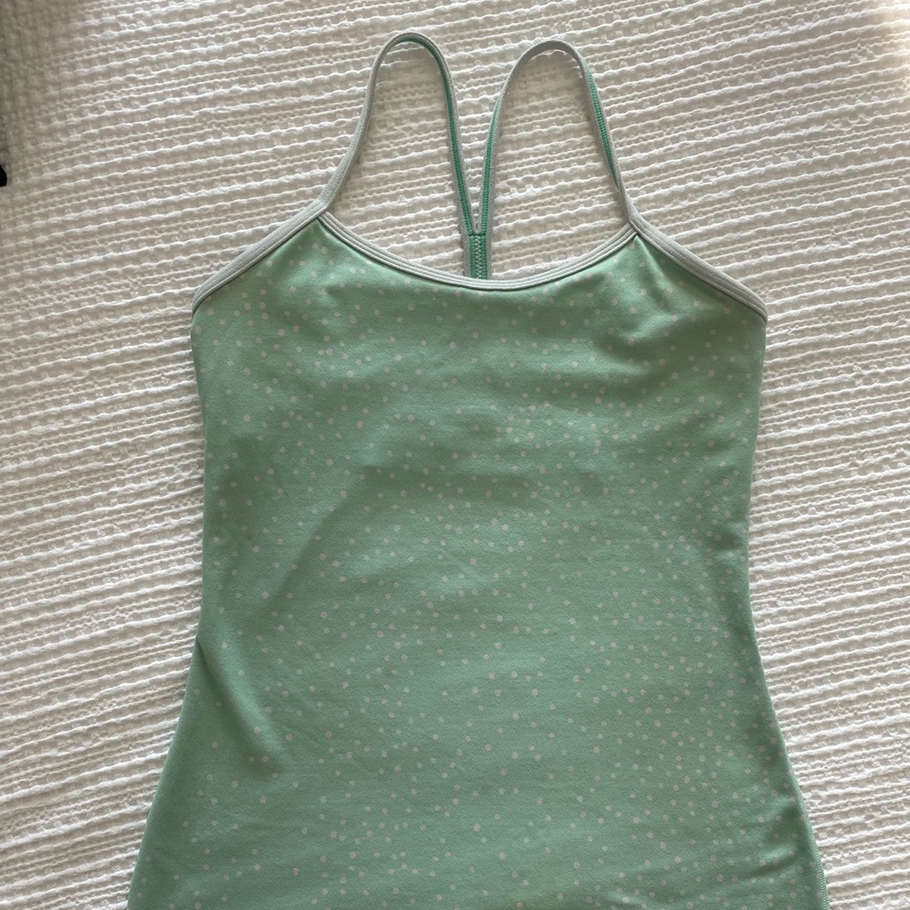 Lululemon power Y tank- polka dot-RARE